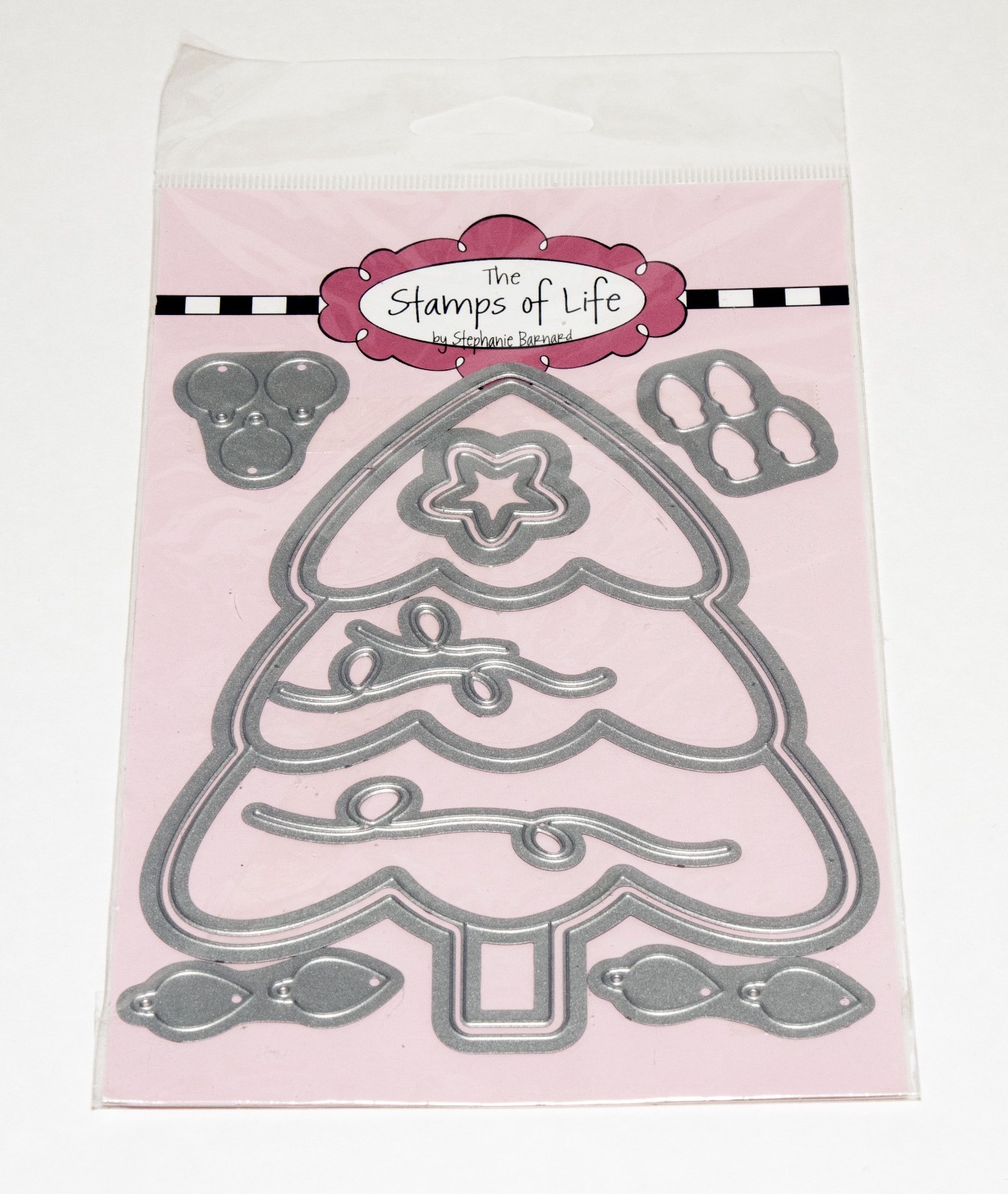 Christmas Tree Fold-It Die Set 10pc A2 Card Stephanie Barnard The Stamps of Life