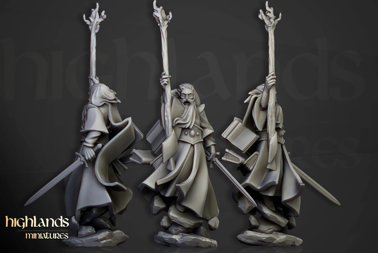 Mage of Light - 28-32mm Sunland - Resin Tabletop Miniature
