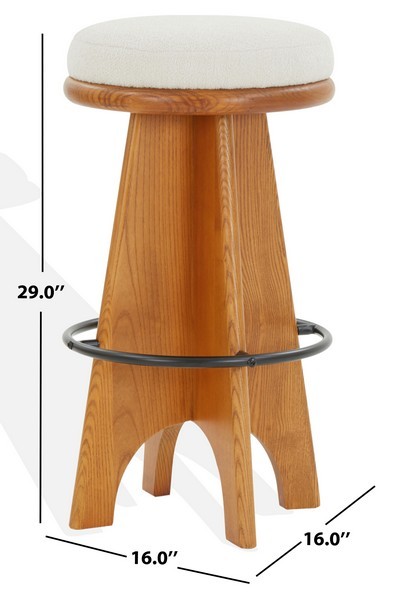 Safavieh BELLARITA RD SWIVEL BARSTOOL, Reduced Price 2172773070 SFV4869A