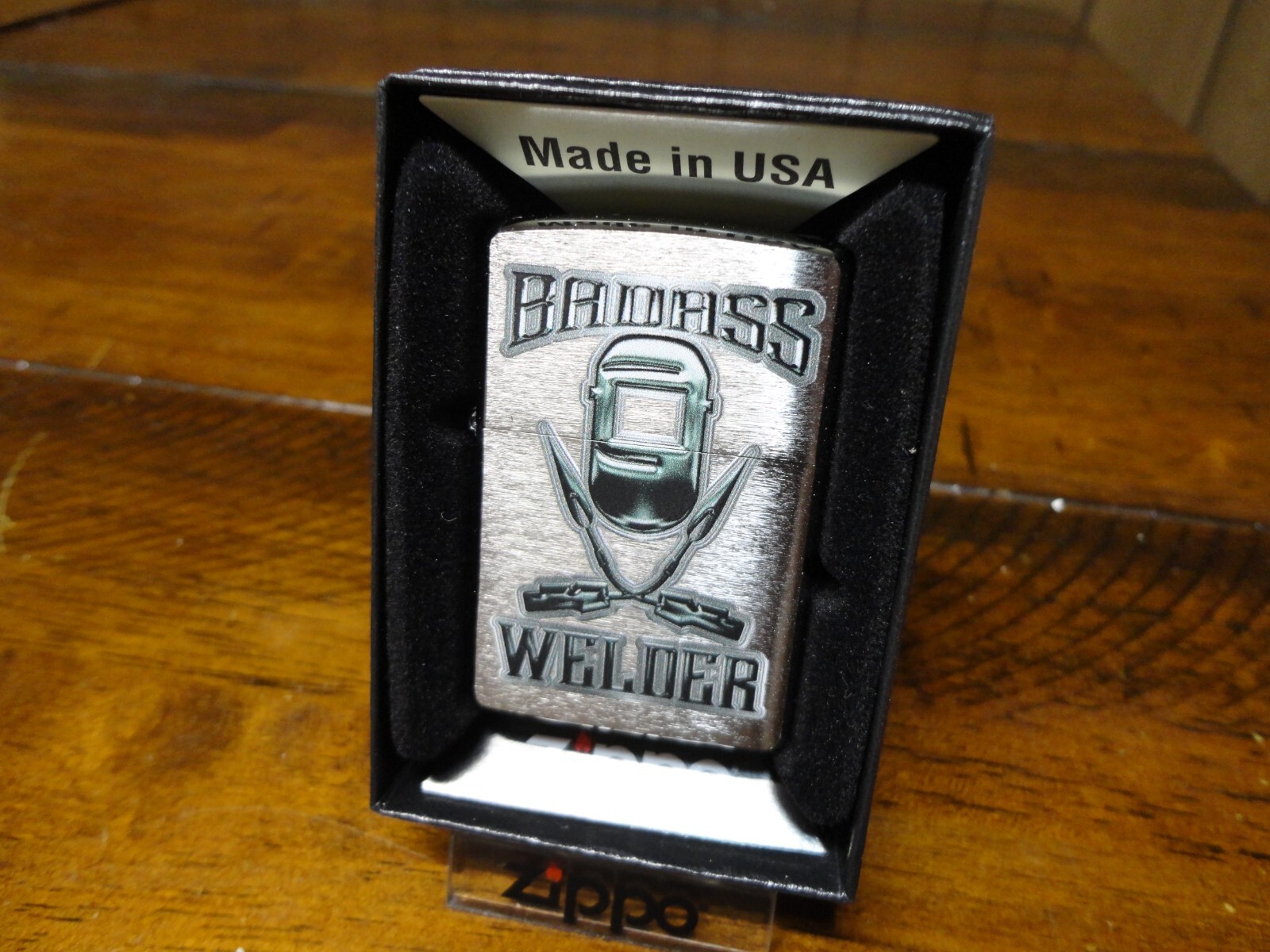 BADASS BAD ASS WELDER WORK SERIES ZIPPO LIGHTER MINT IN BOX