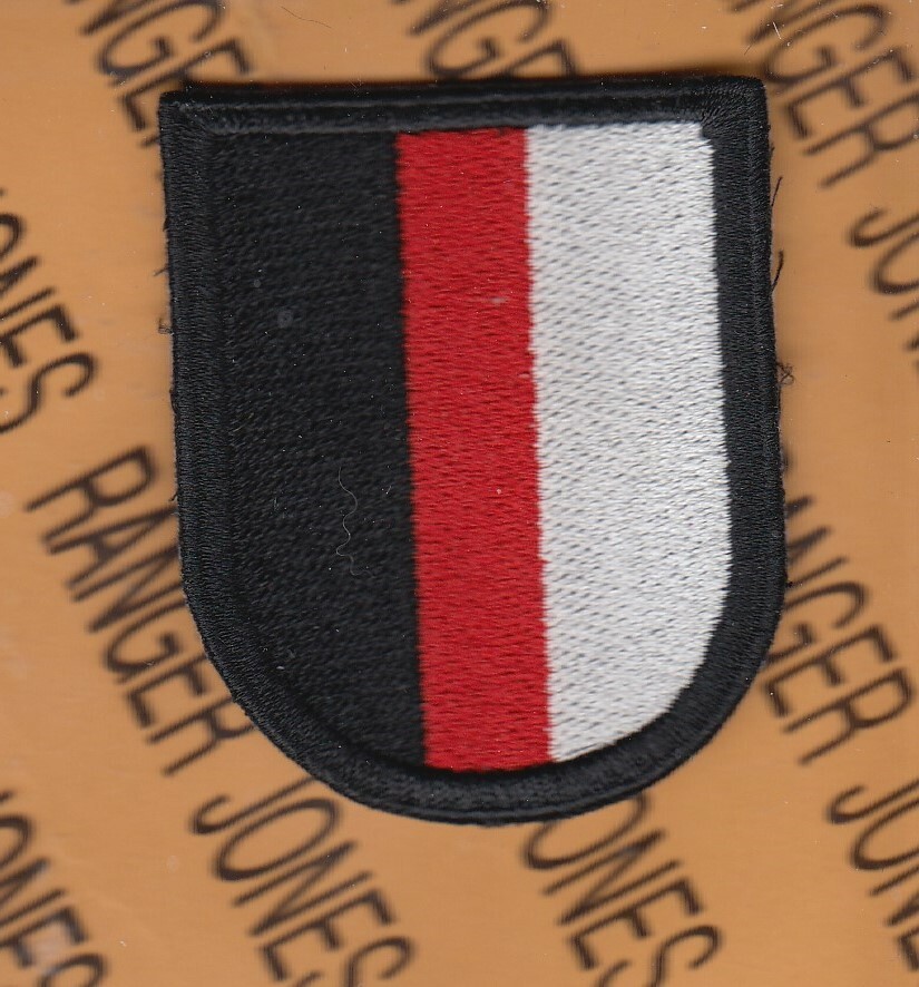 56th Quartermaster Det. QM Airborne Rigger beret flash patch c/e