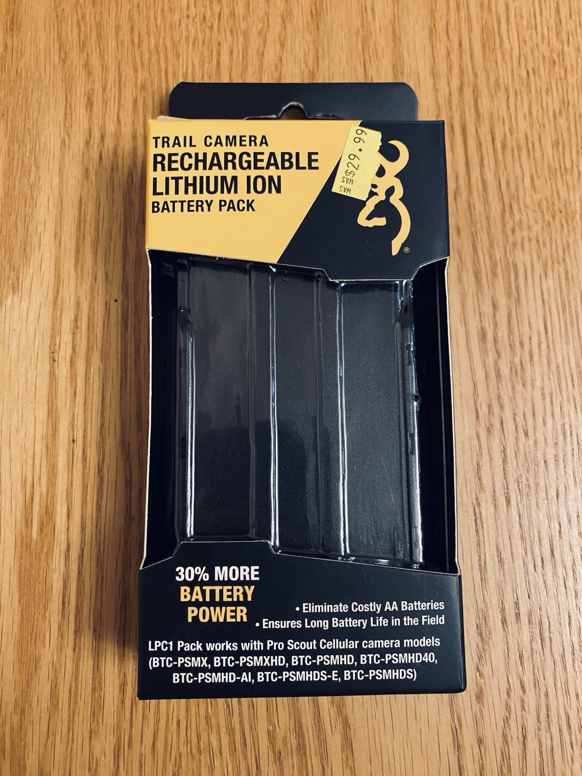 Browning Trail Camera Rechargeable Lithium Ion Battery Pack BTC - LPC1 NEW