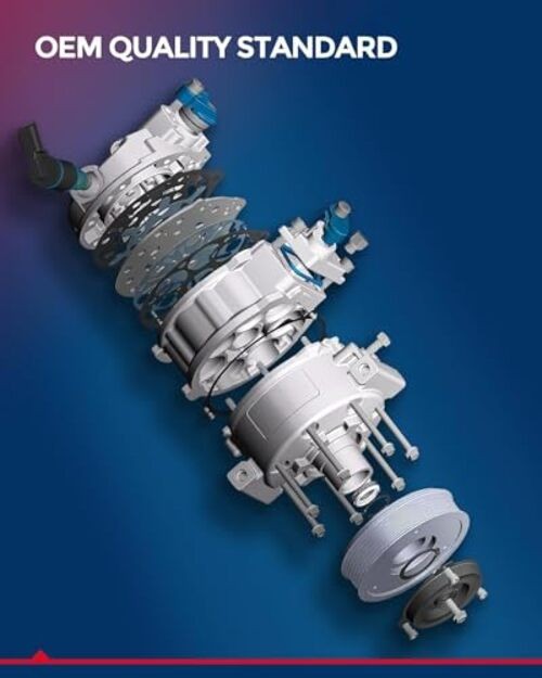 AC Compressor Clutch Kit Replacement for Mazda 3 2004-2009, 5 2006-2010, with