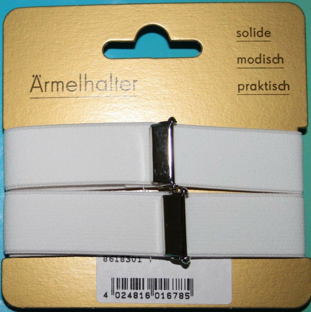 2 Piece Sleeve Made IN Europe- Adjustable White