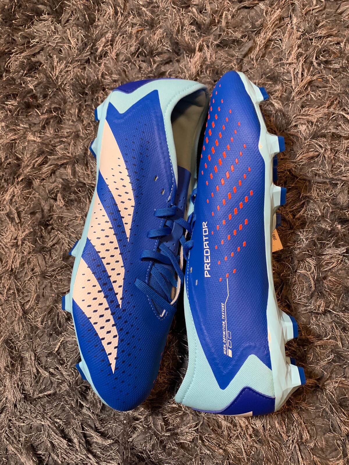 adidas Men 11.5 PREDATOR ACCURACY.3 FIRM GROUND SOCCER CLEAT Bright Royal GZ0015