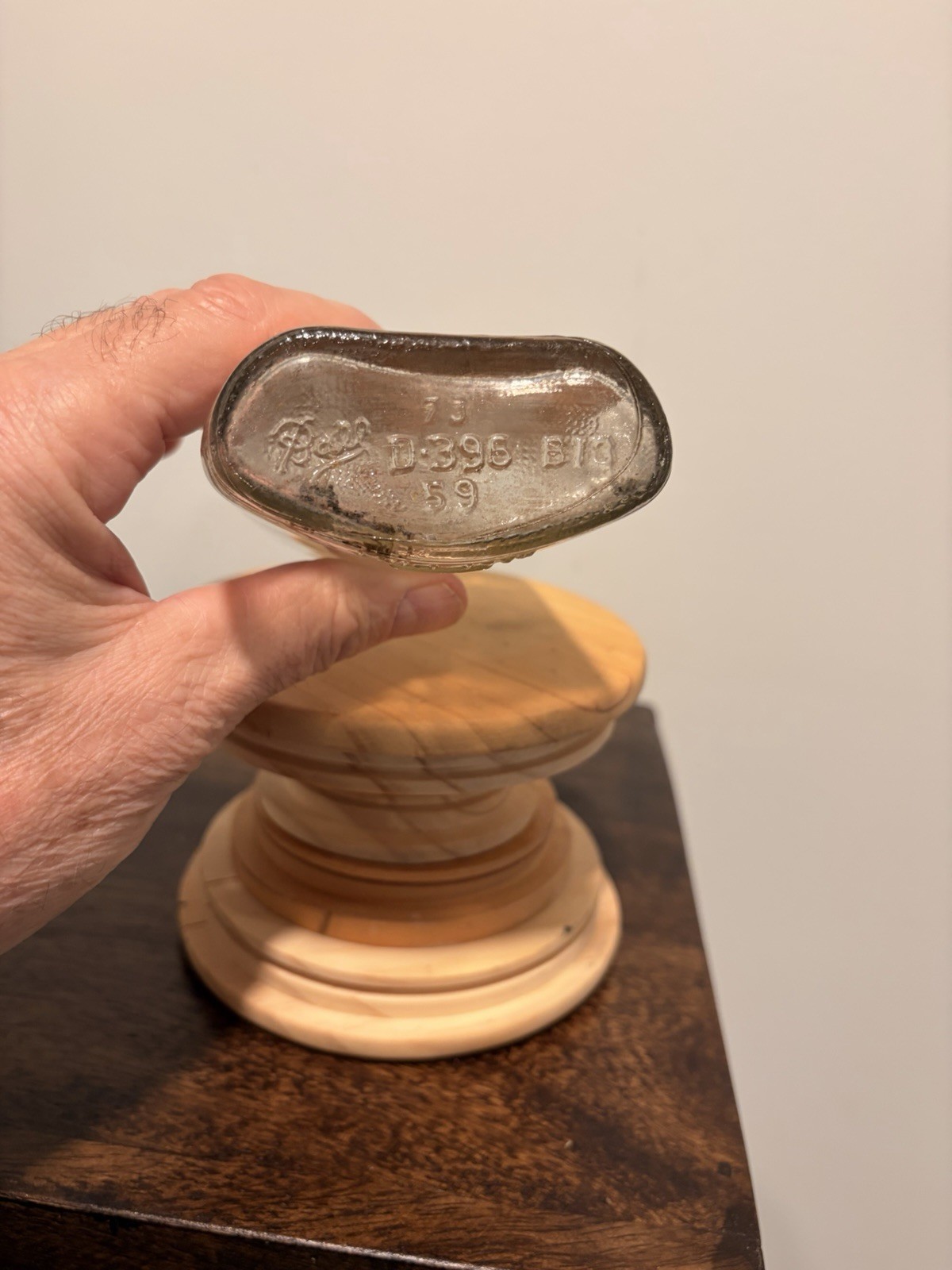 Vintage Dant Whiskey Flask 1/2 Pint Size