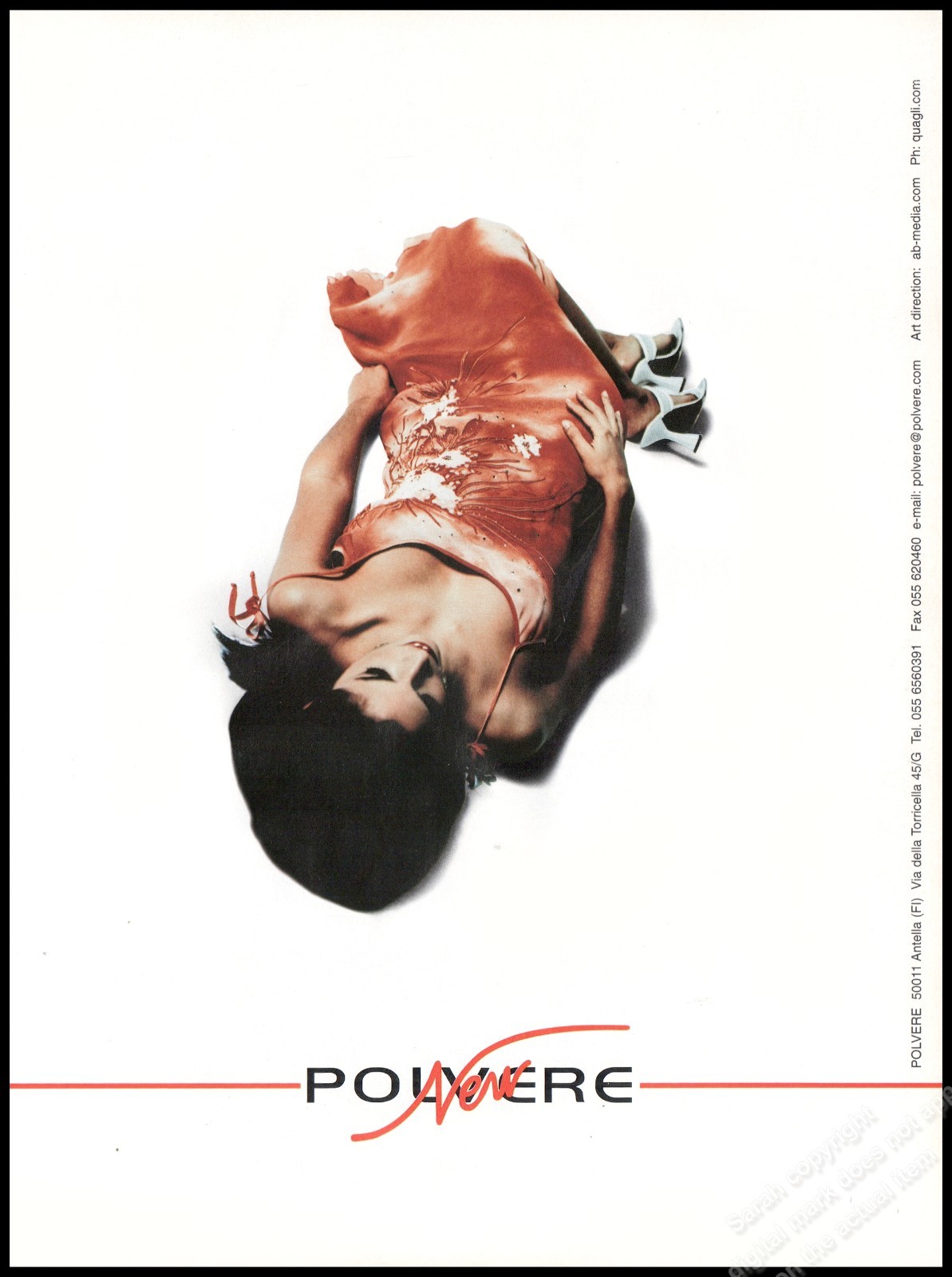 High Heels Polvere Magazine Print Ad Women Fashion Long Legs shoes 2001-AC