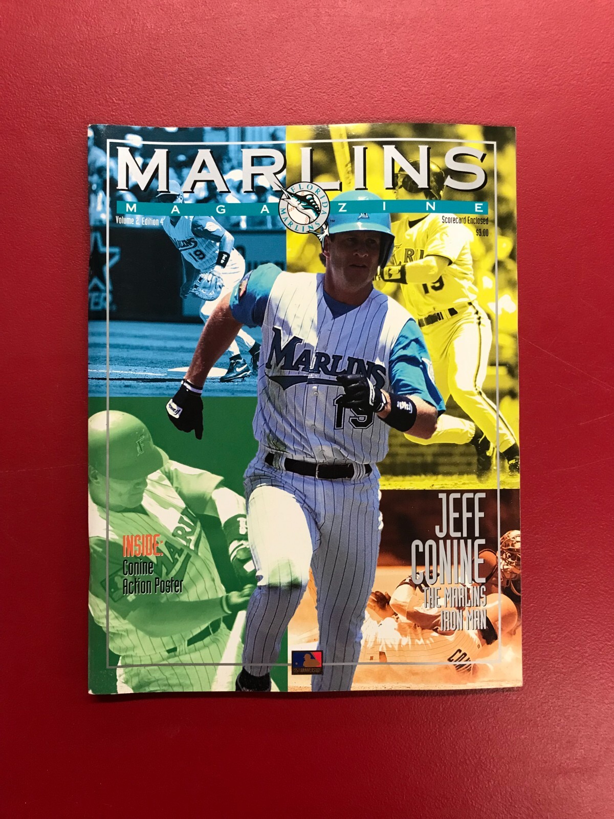 Florida Marlins Magazine Volume 2 Edition 4 - Jeff Conine Cover (Ex. Condition)