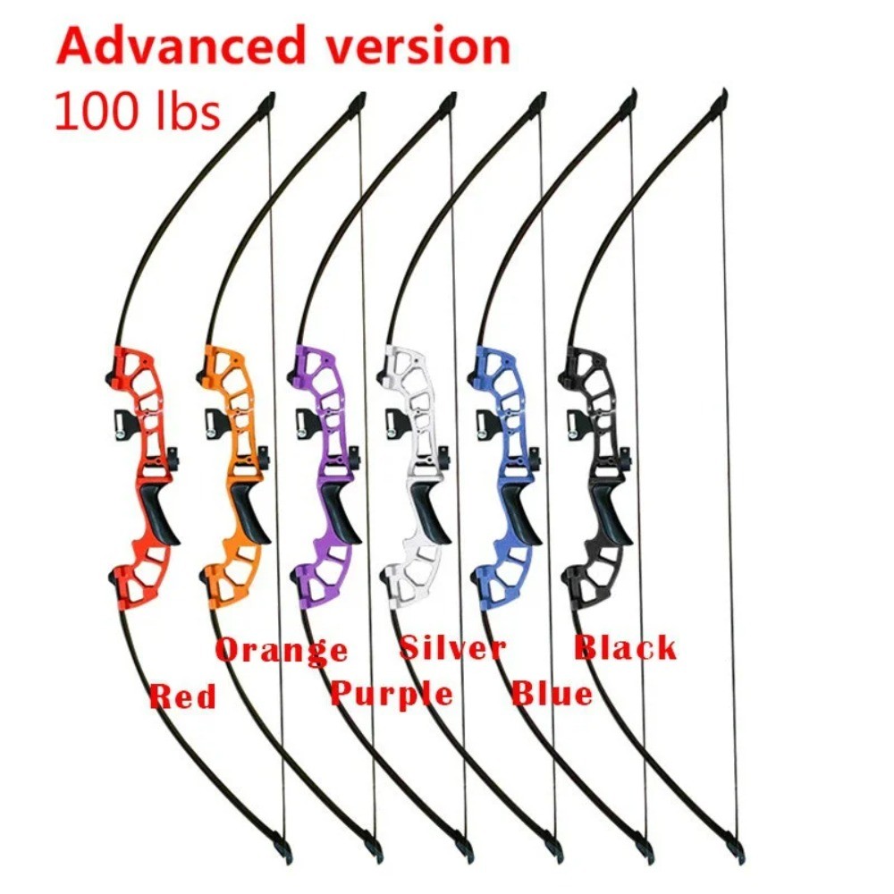 Metal 20-40lbs Straight Powerful Archery Recurve Bow Outdoor Hunting Shooting
