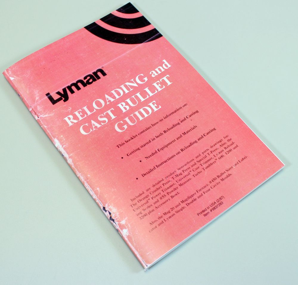 Lyman T-Mag Press Reloading Owners User Manual Instructions Operators