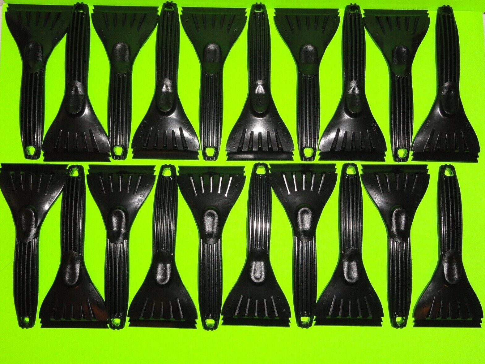 (20x) BLACK 9" Ergonomic Car Window Cleaner Windshield Snow Ice Scraper Chipper