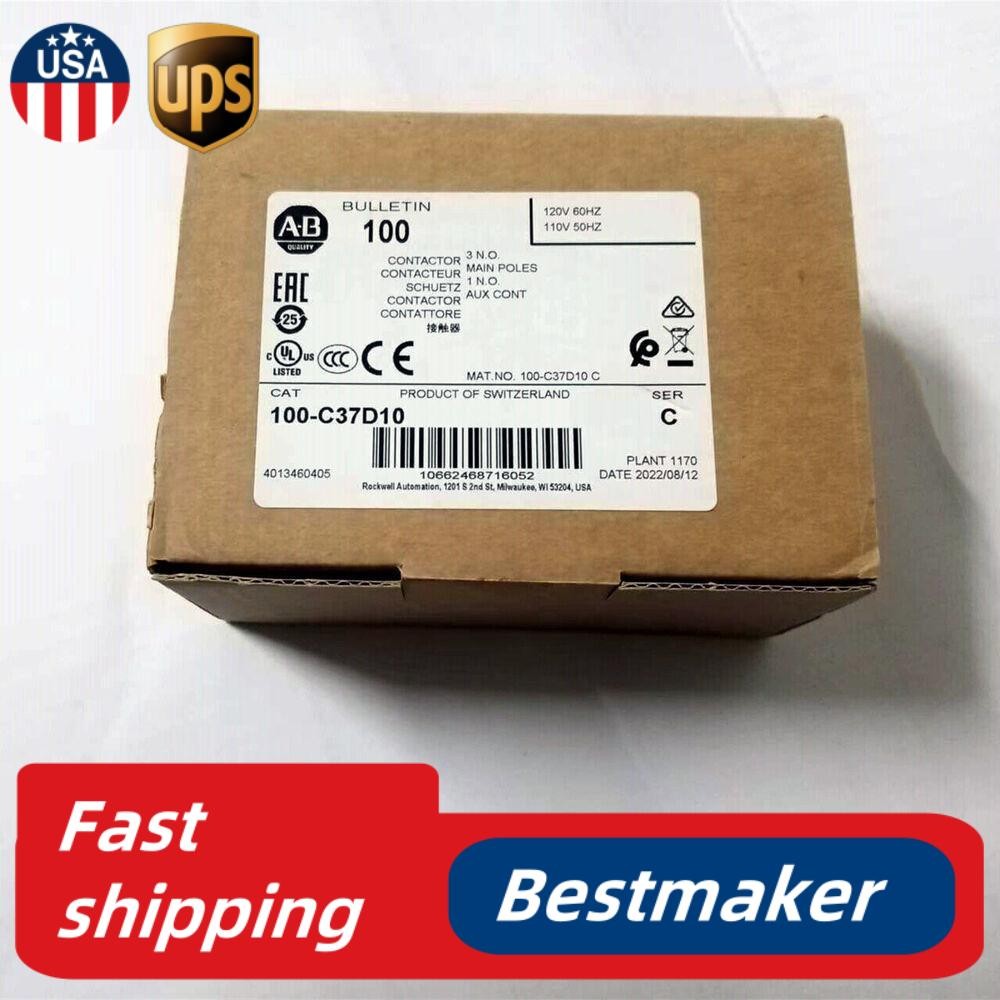 NEW Allen-Bradley 100-C37D10 100C37D10 Contactor AB US