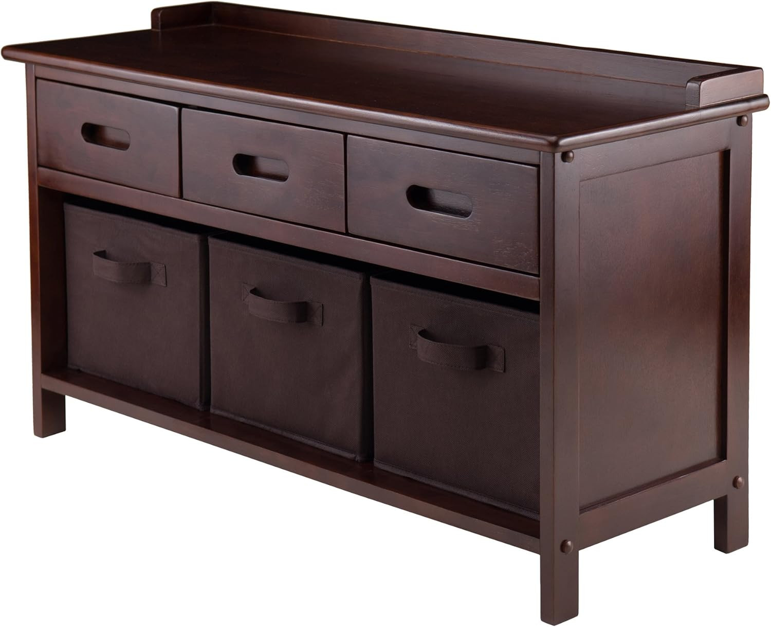Adriana 4-Pc Set, Storage Bench & 3 Foldable Baskets