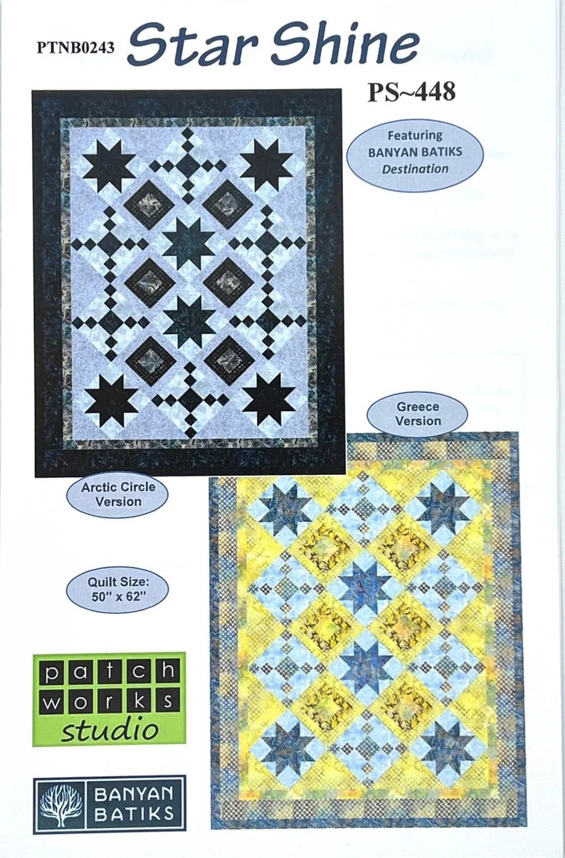 Bundle of 3 quilt patterns from our closed shop