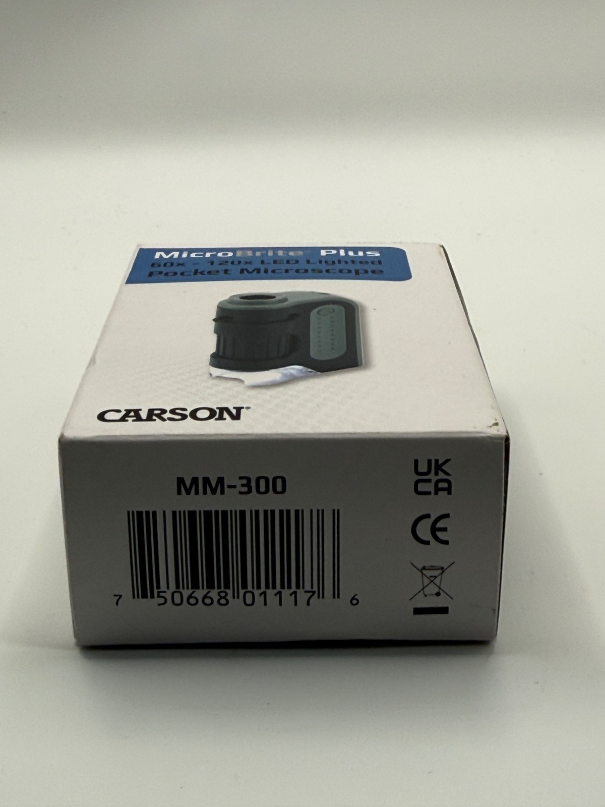 Carson MicroBrite Plus Pocket Microscope Black 60x-120x LED Lighted Portable ...
