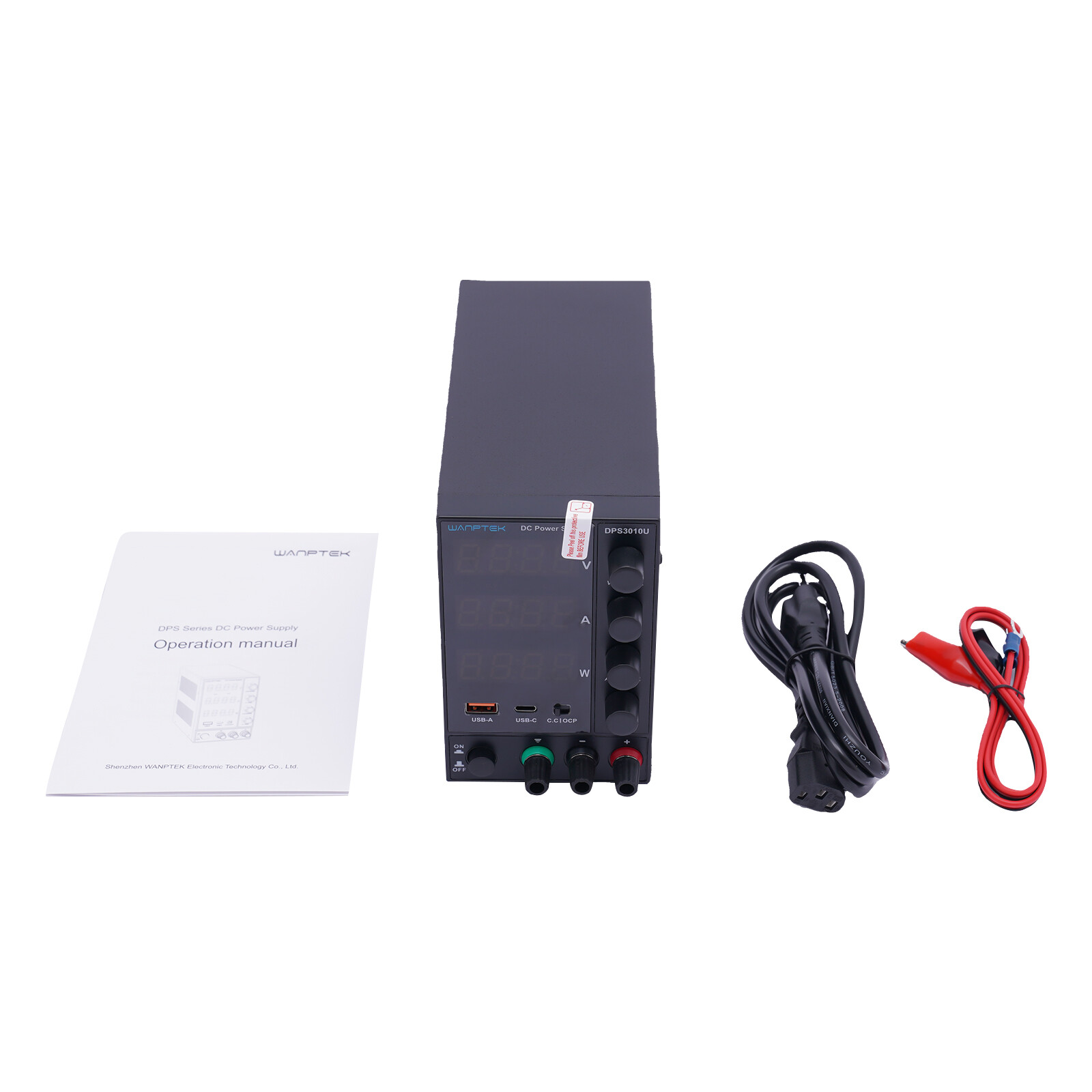 0-30V 0-10A DC Power Supply Lab Variable Adjustable Regulated Bench Switching