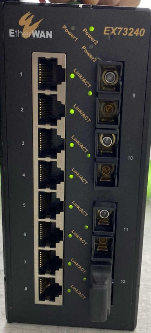 ETHERWAN EX73240-A0B HANDENED MANAGED SWITCH