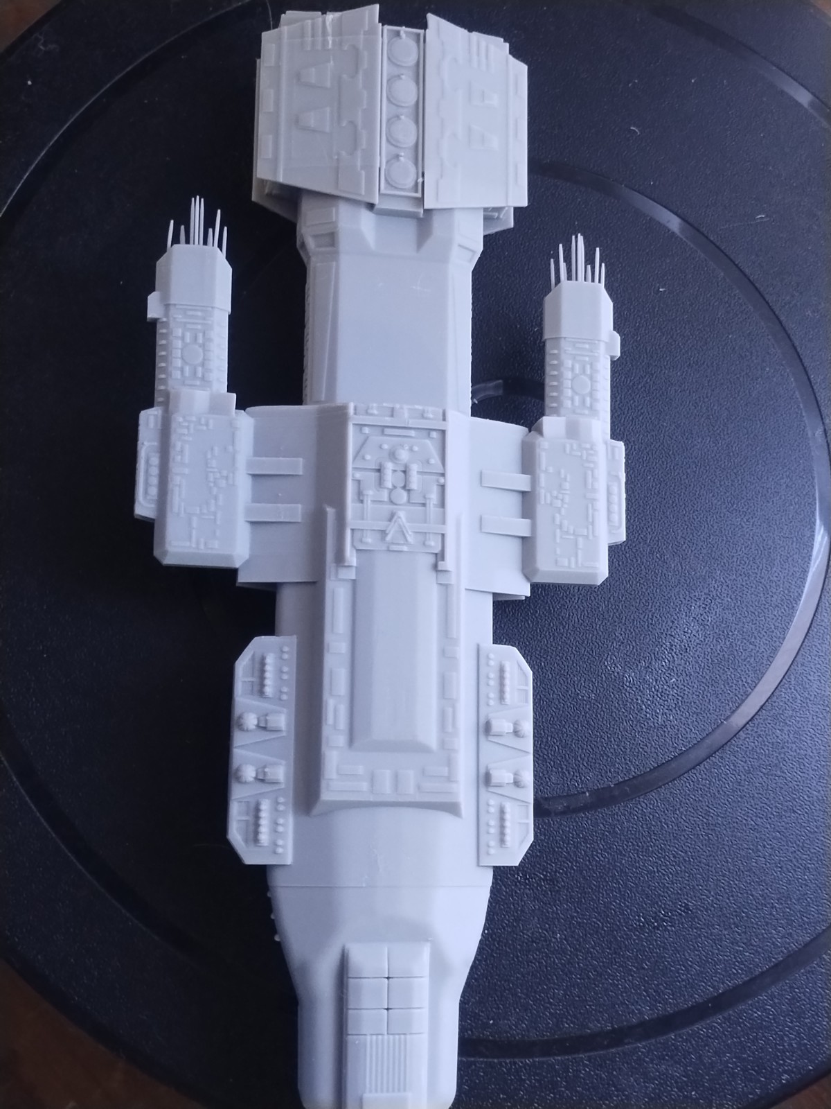 Stargate Ancient Cruiser 3d Resin Print 8.5"x4"