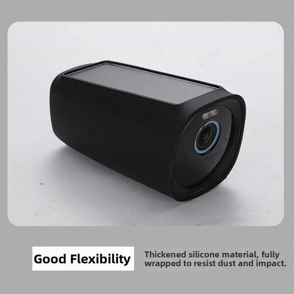 Silicone Enclosure for EufyCam 3 Featuring Solar Panel Cutout and Cable Routing