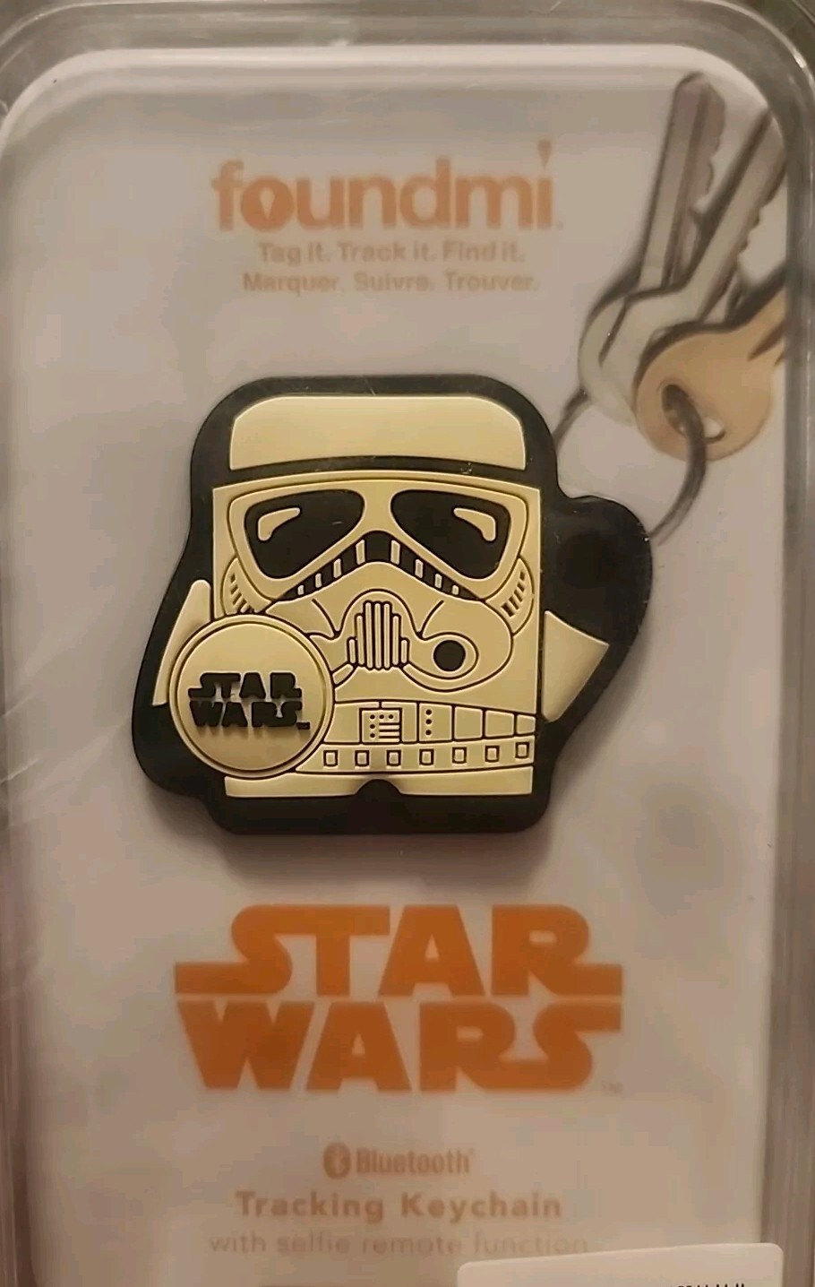 Foundmi 2.0 Bluetooth Tracking Remote Star Wars/Marvel Keychains- New- 2/$10
