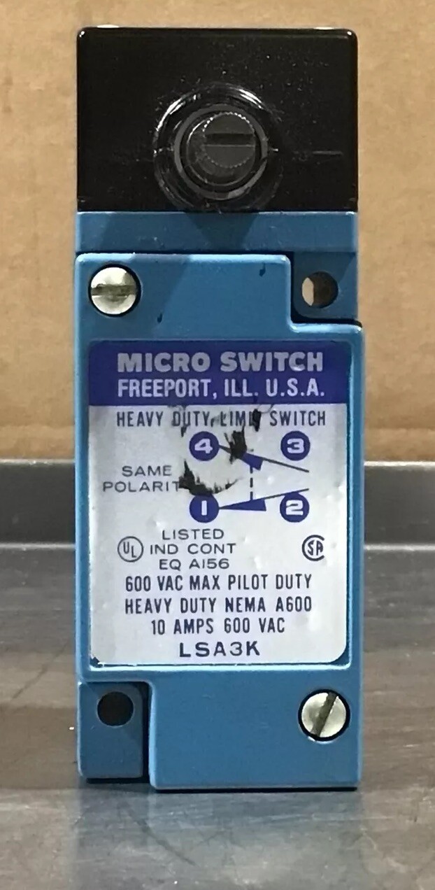 Honeywell LSP3K3 -Microswitch Limit Switches Limit SW/Single Pole Non Plug-in