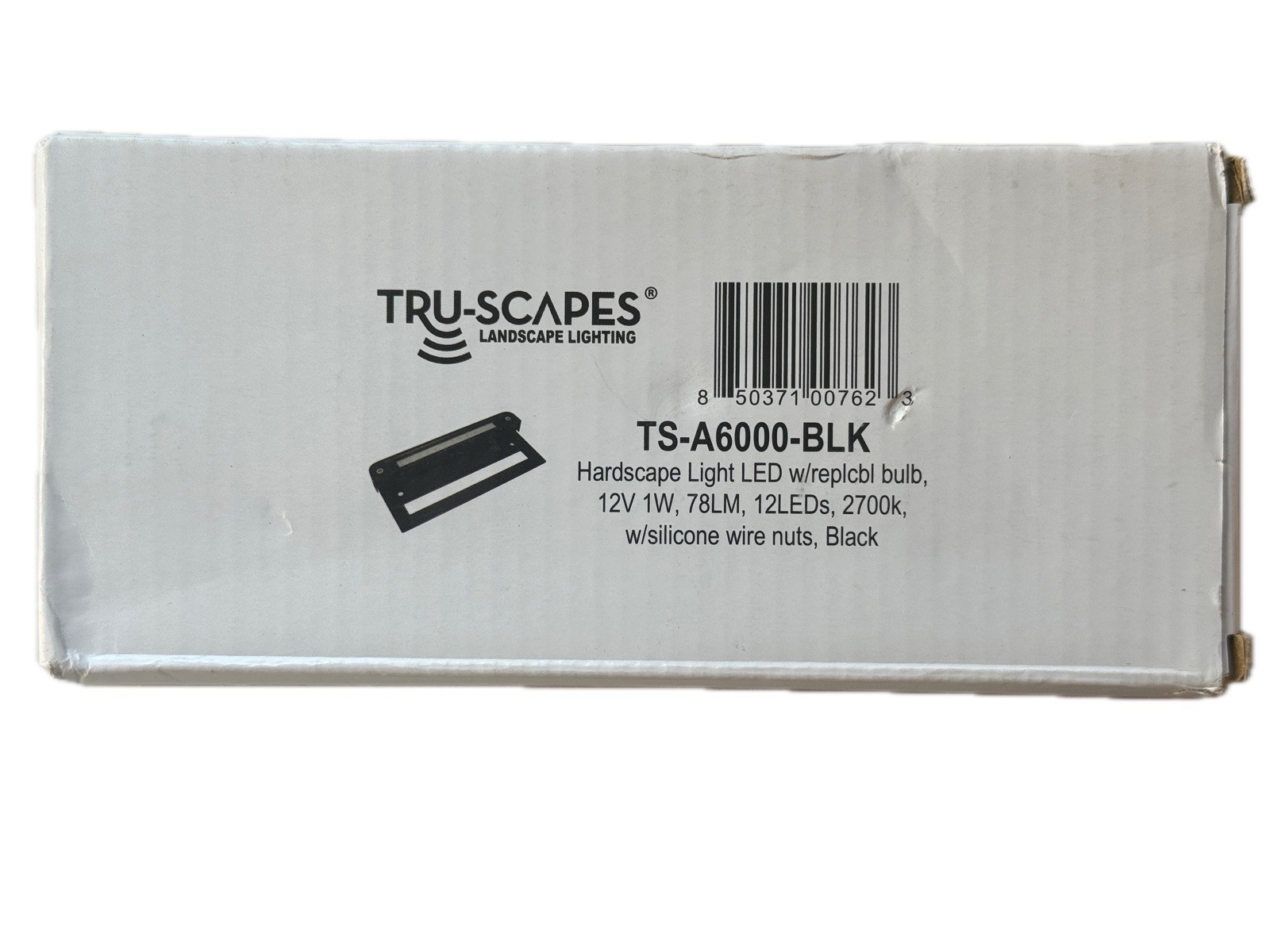 TruScapes TS-A6000-BLK Hardscape LED Landscape Light