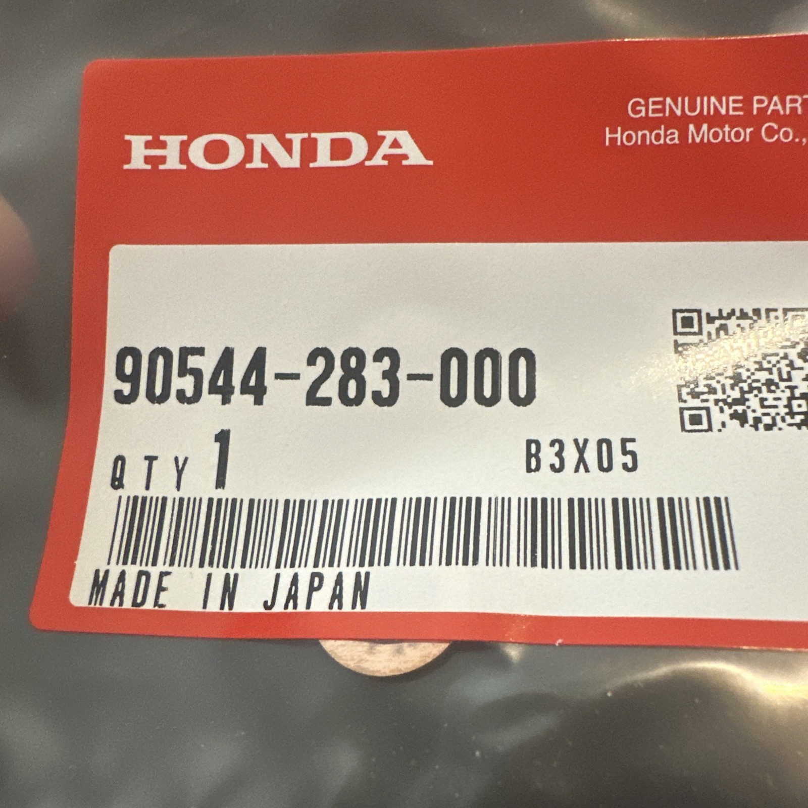 Honda Genuine Washer, Special (8Mm) - 90544-283-000 Qty2, A49