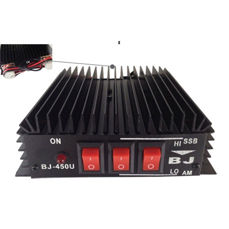 BJ-450U Metal Anti-interference UHF Power Amp FM 430-440MHz f/ Walkie Talkie