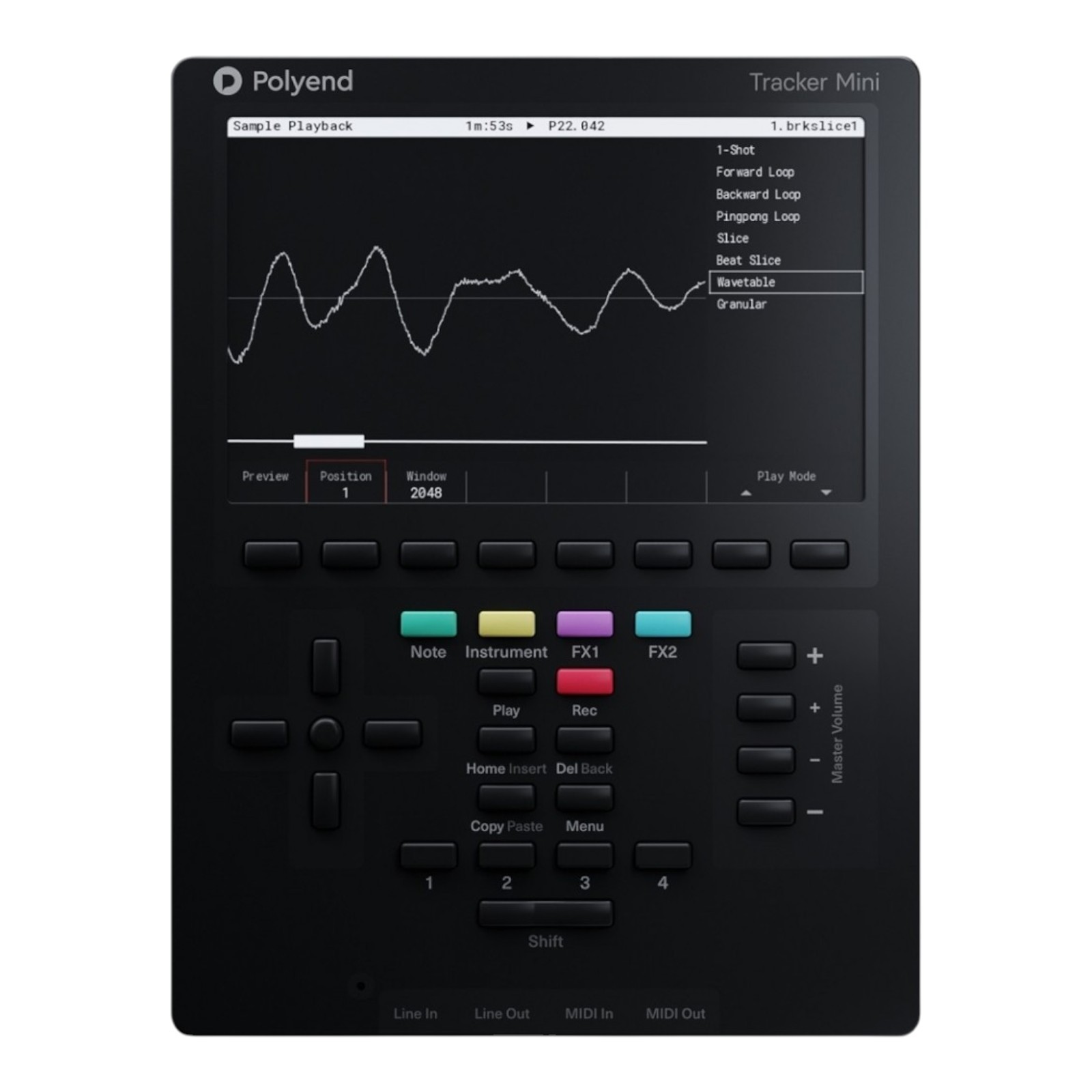 Polyend Tracker Mini / Portable Audio Workstation / Original Case/Micro SD
