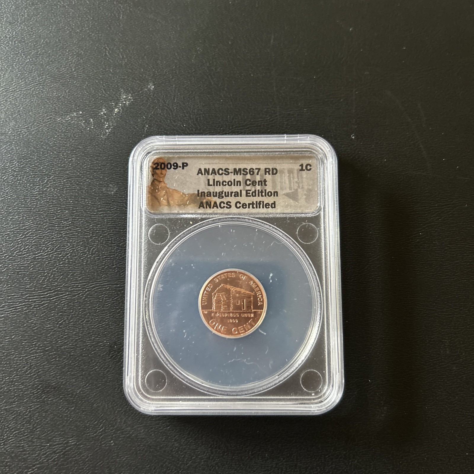 2009 P 1C LINCOLN CENT INAUGURAL EDITION