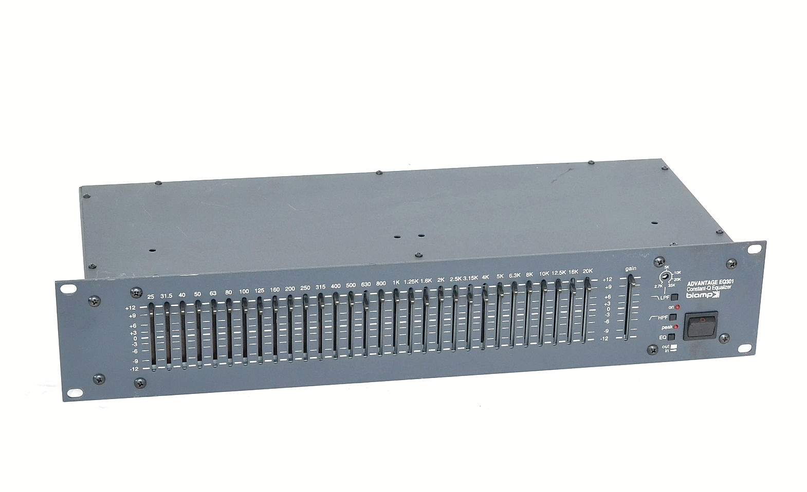 Advantage EQ301 30-Band Constant-Q Graphic Equalizer – No Power Supply
