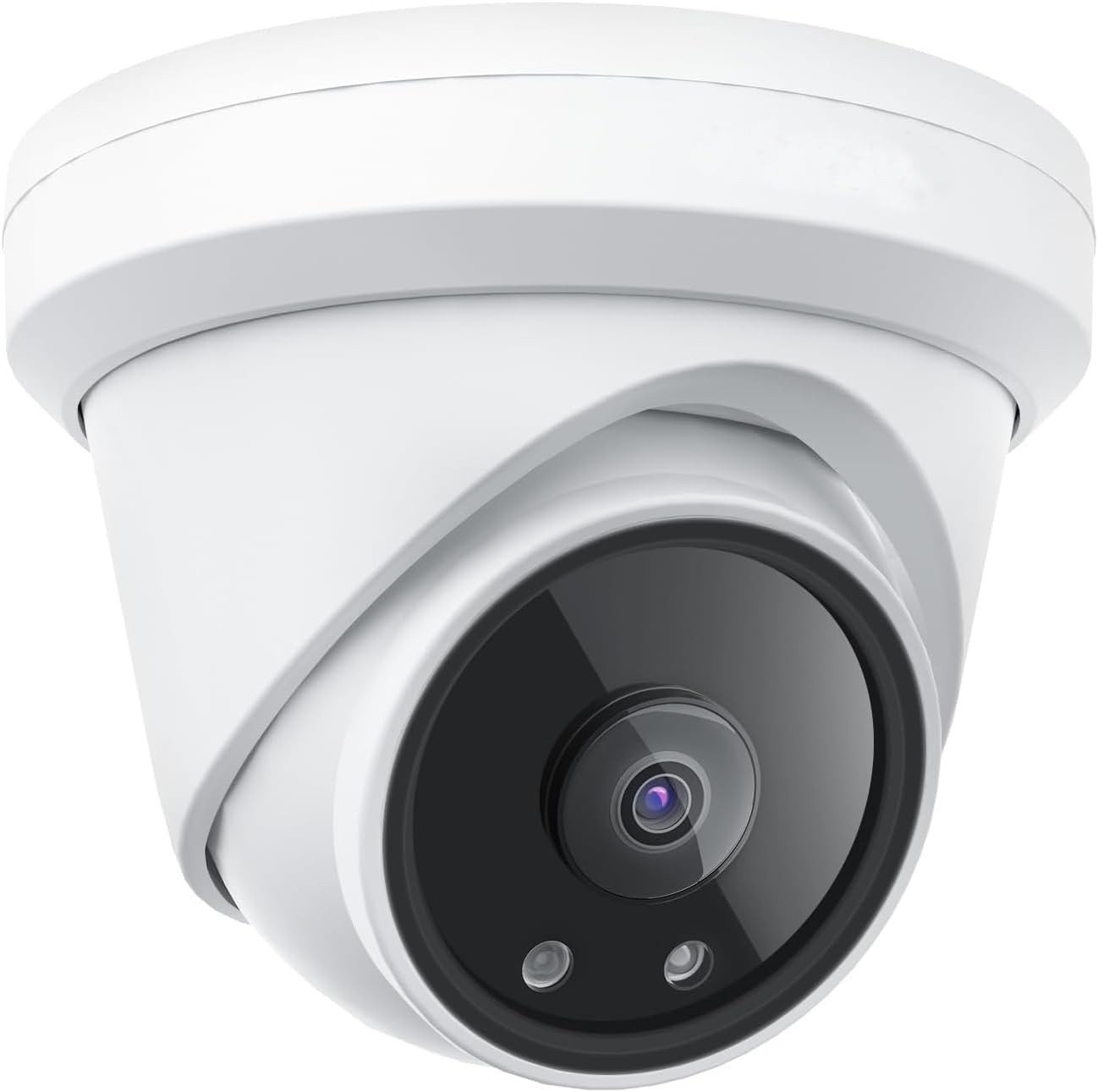 8MP PoE IP 155° Wide Angle IR Night Vision Turret Camera  Metal Housing 2.1mm