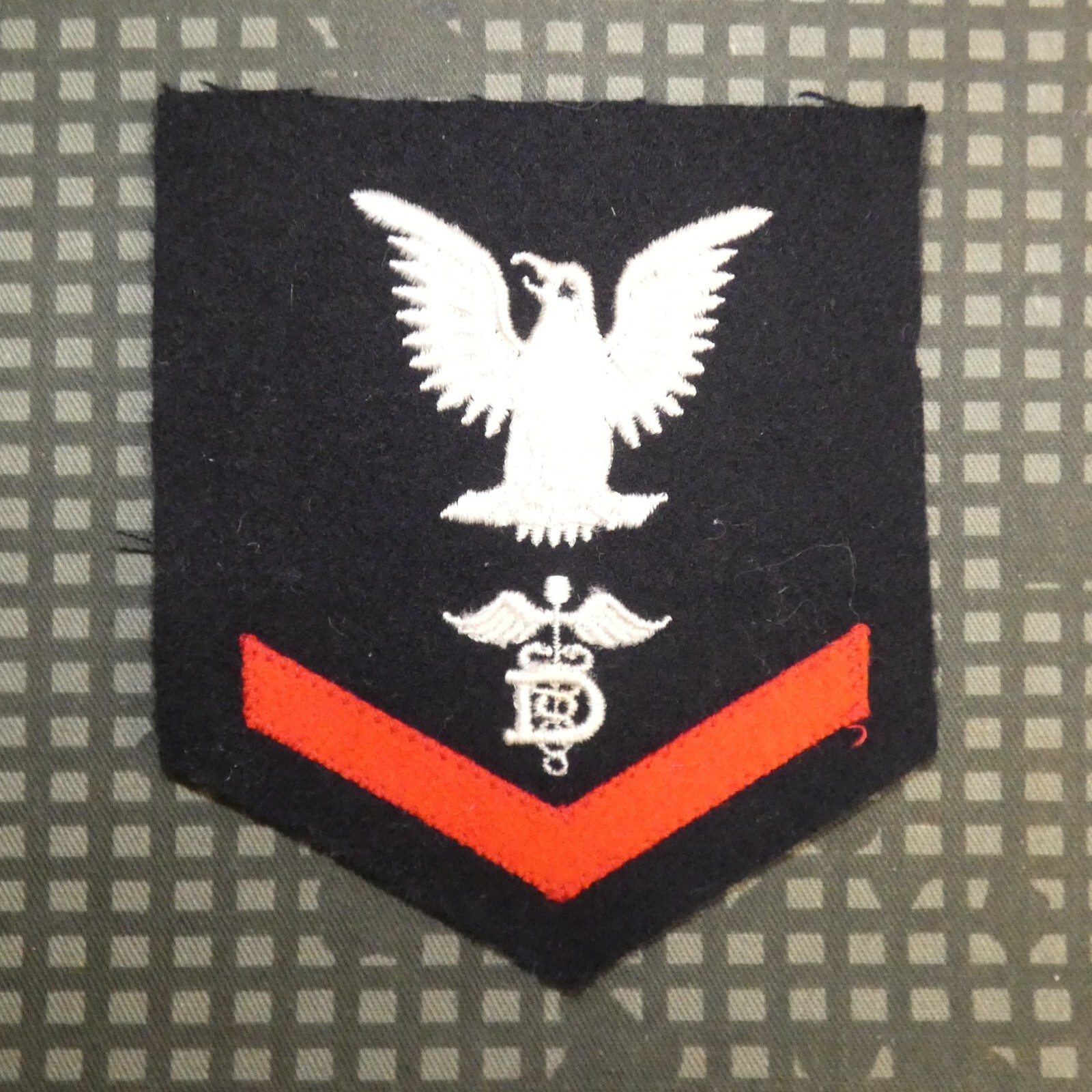 WW2 US Navy Dental Technician Petty Officer 3rd Class Rate (melton wool)