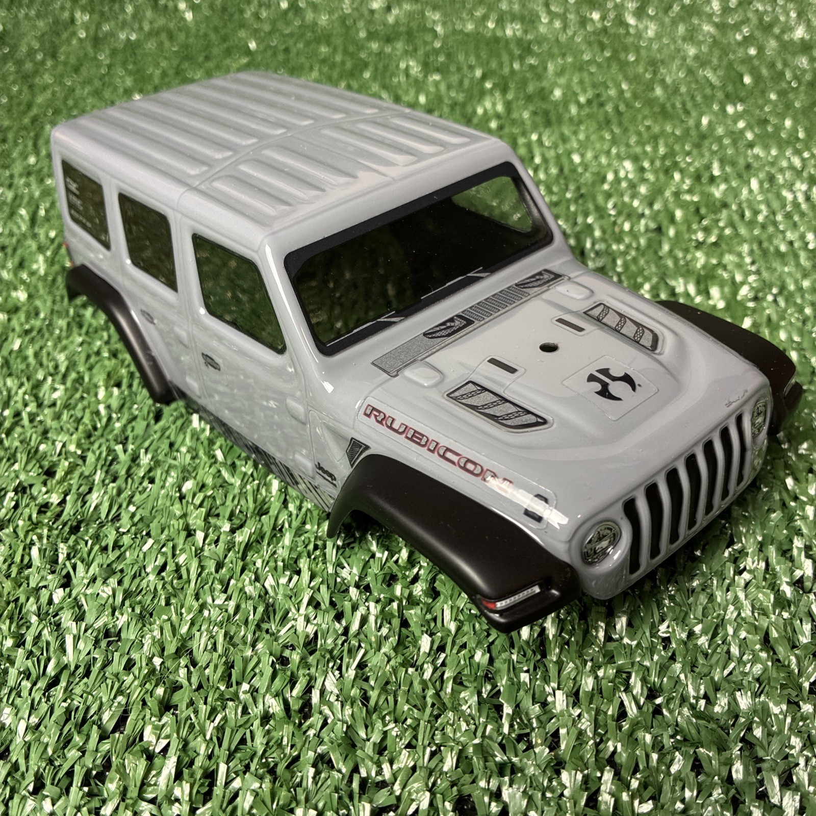 NEW Axial 1/24 SCX24 Micro Mini Jeep Wrangler JLU Body w/ Fenders (Gray)