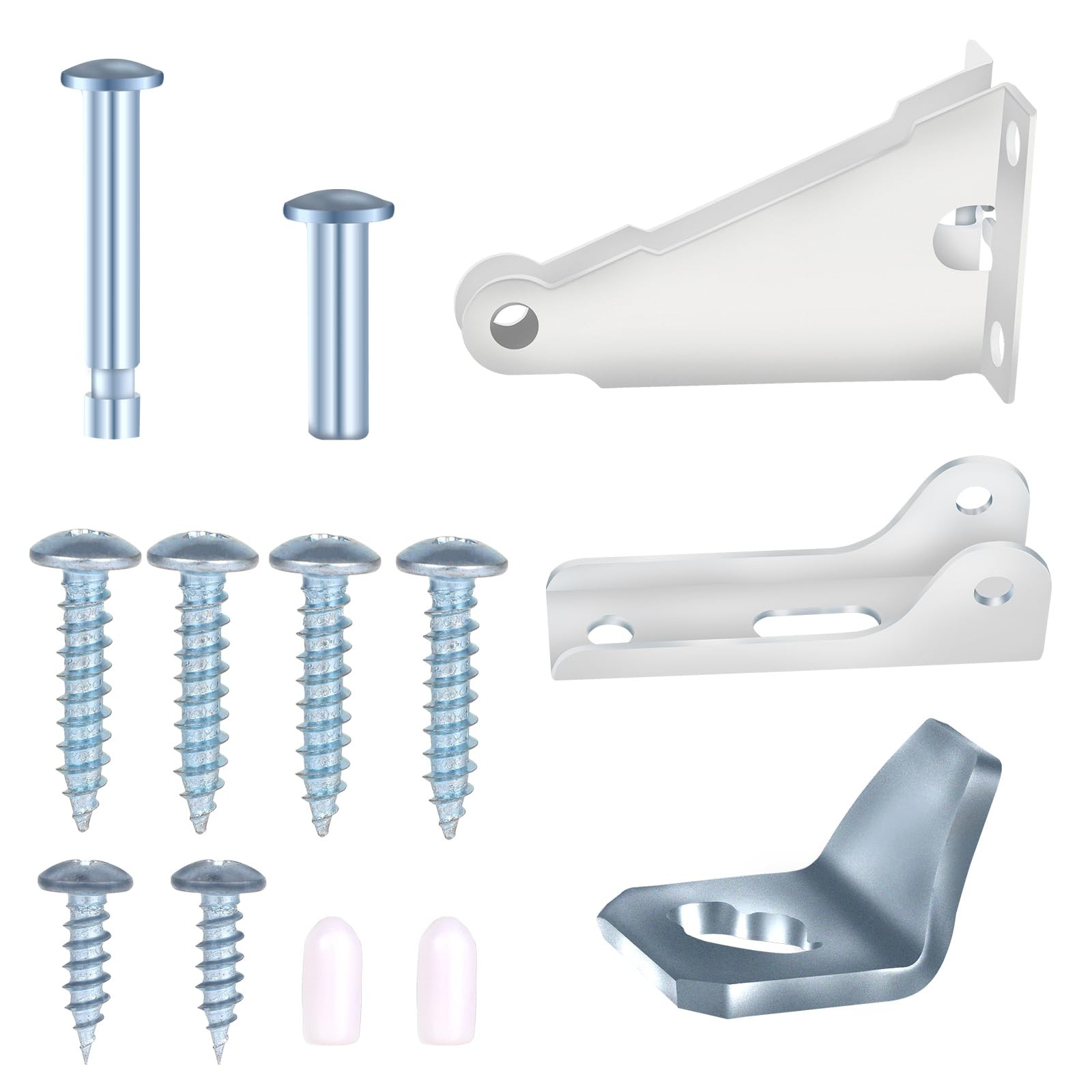 Screen Door Closer Kit, Quality Steel Storm Replacement Parts White