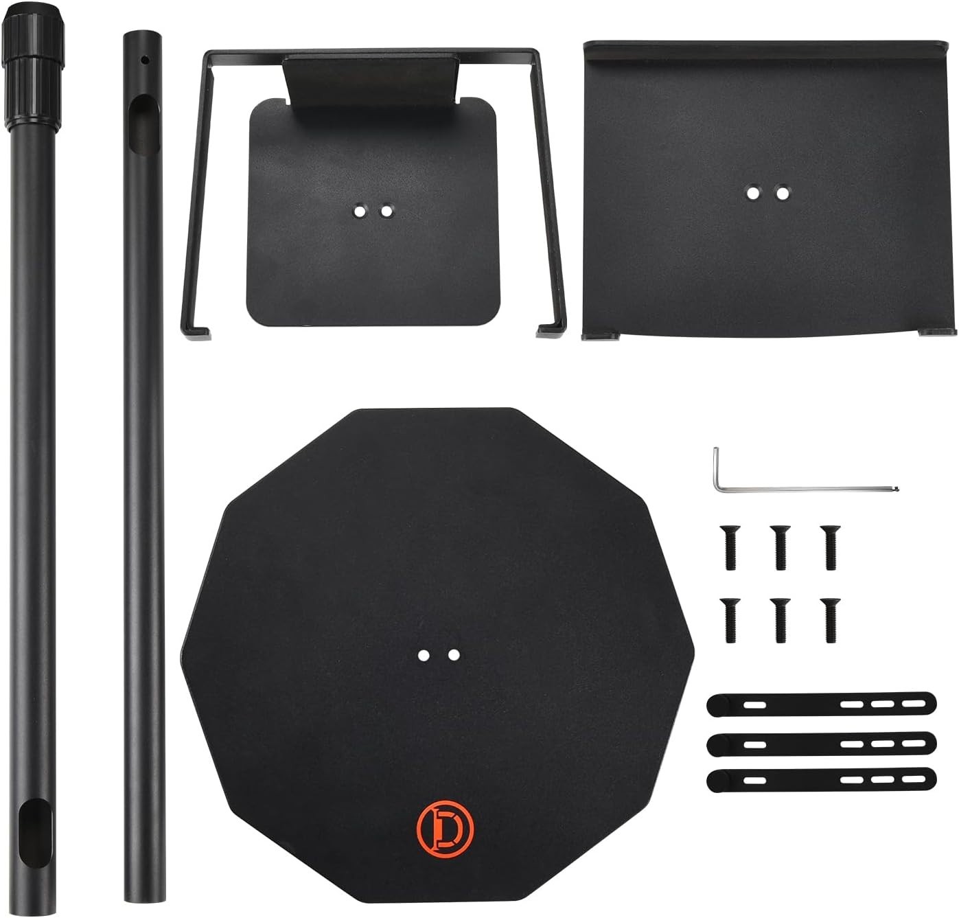 Adjustable Floor Stand for Sonos Five Vertical Horizontal Speaker