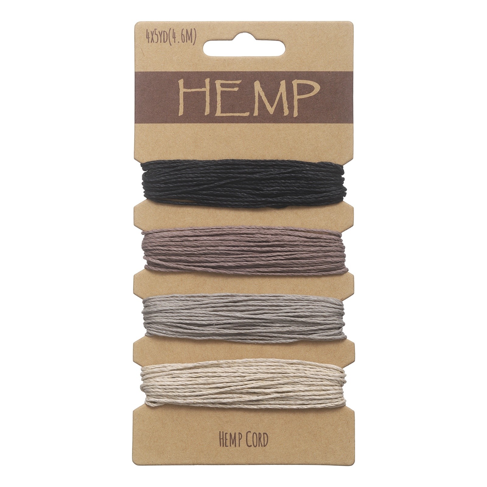 1mm x 20 Yards Natural Twine Cord Jute Rope, Beige/Gray/Khaki/Black