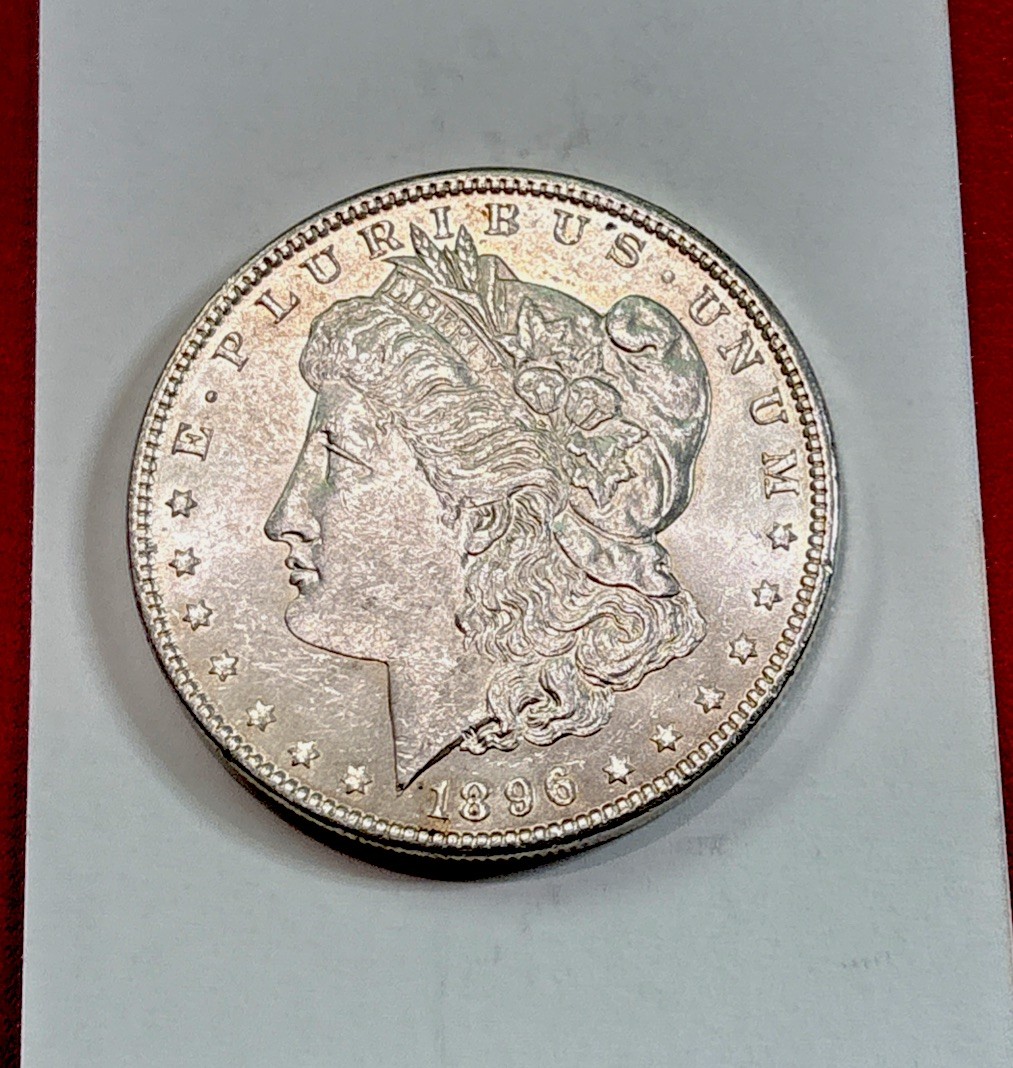 1896 Morgan Silver Dollar (UNC) Uncirculated Condition! ENN Coins