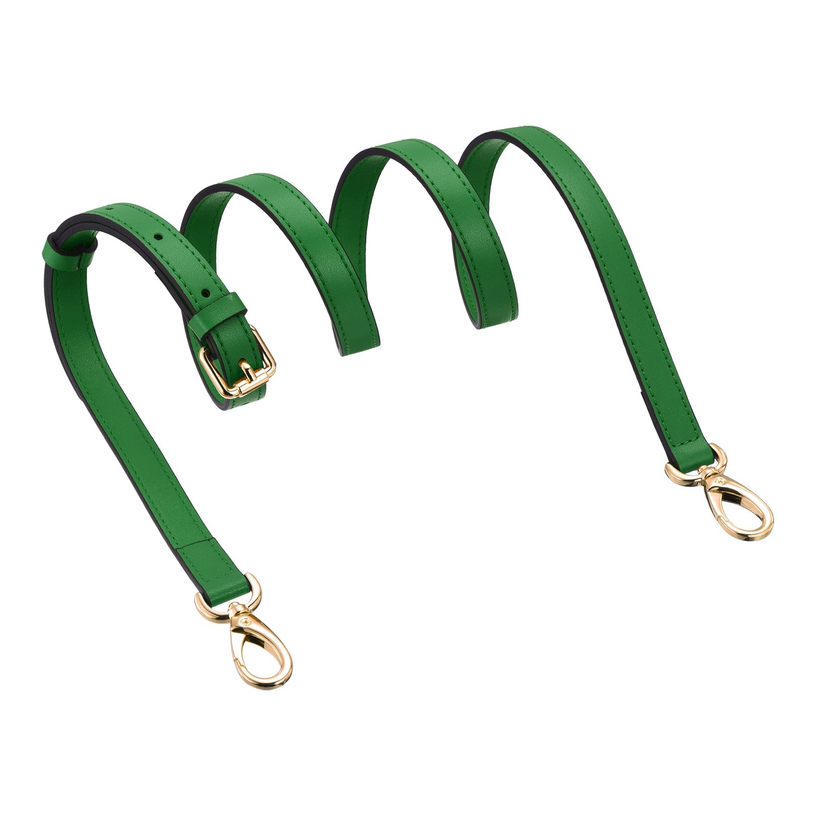 Leather Purse Strap, Adjustable Shoulder Strap for Crossbody Bags, Green