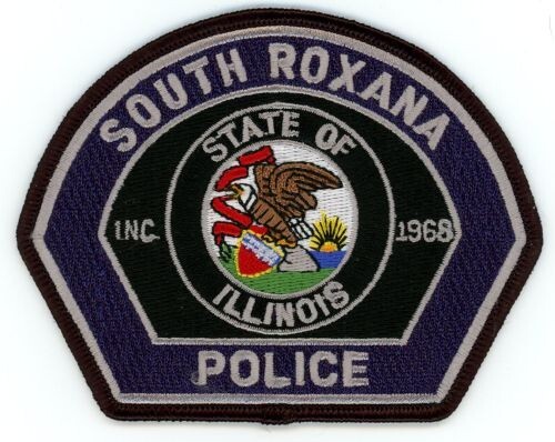 ILLINOIS IL SOUTH ROXANA POLICE NICE SHOULDER PATCH SHERIFF