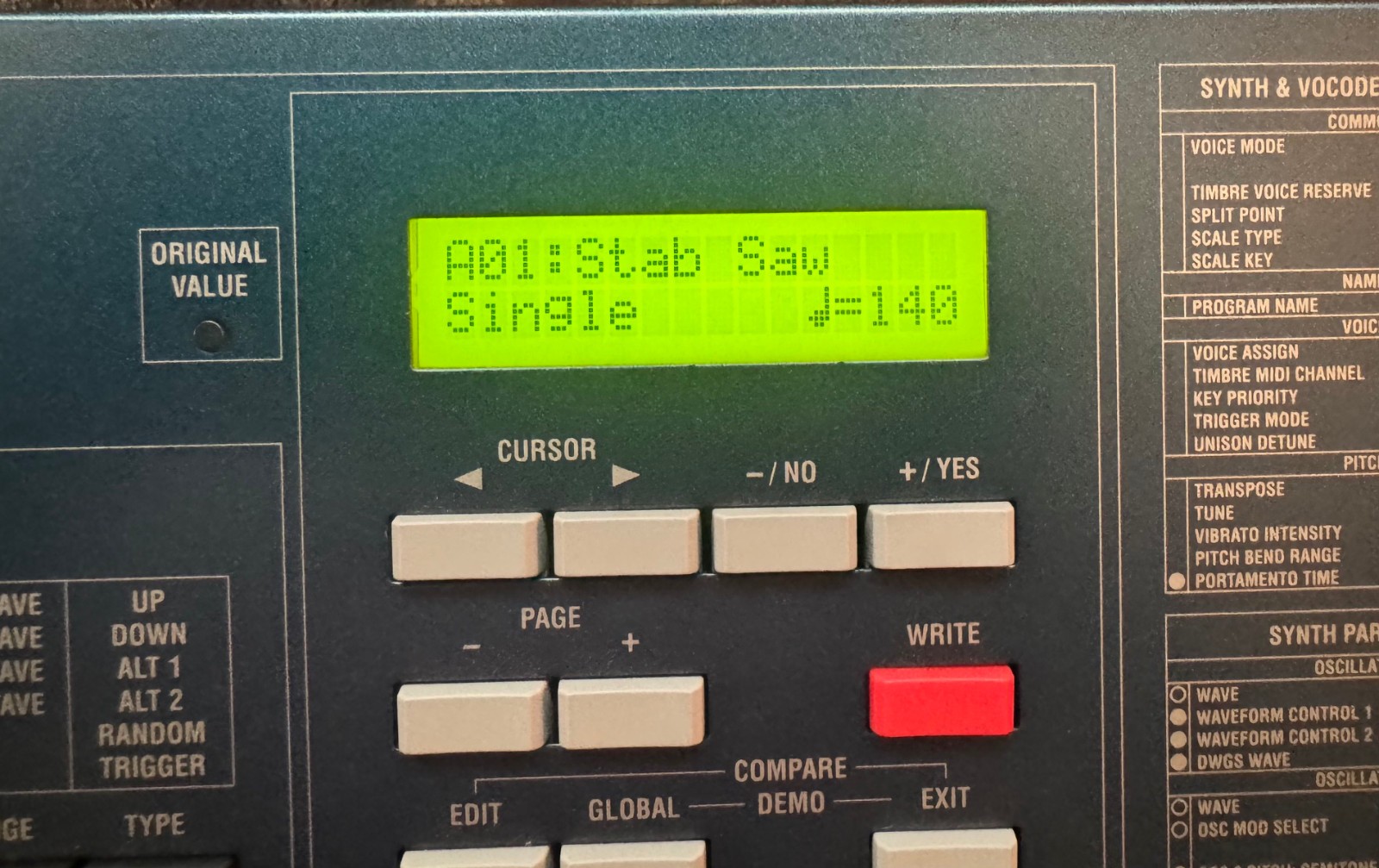 KORG MS2000 Virtual Analog Modeling Synthesizer with Original Power Supply