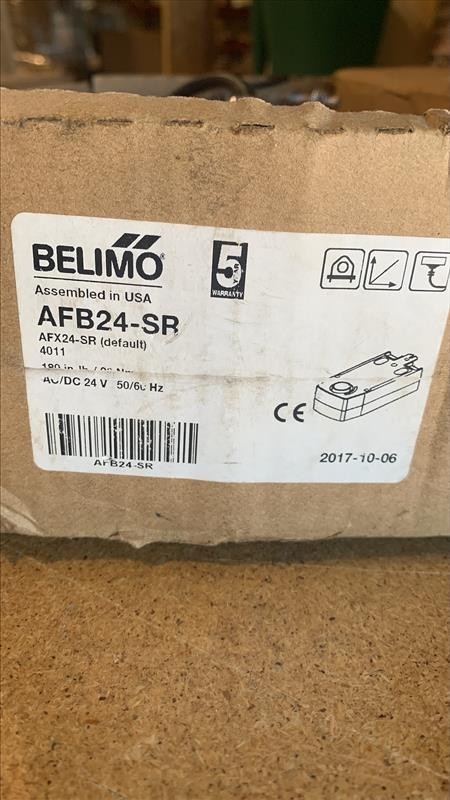 Belimo AFB24-S Spring Return Damper Actuator - Orange