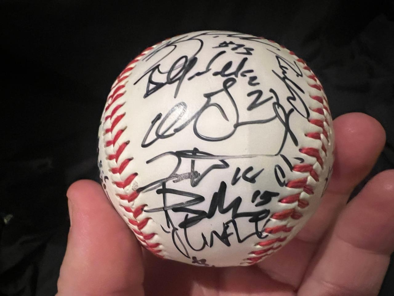Original Authentic Player Signature Signed Team Brooklyn Cyclones Baseball 2011