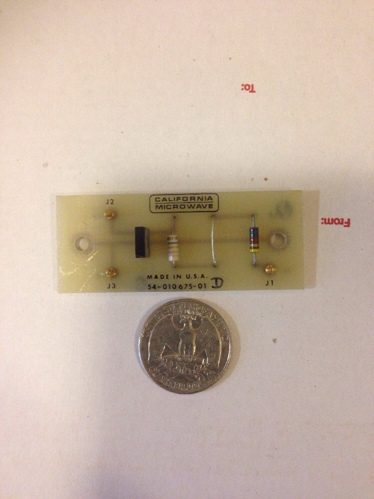 California Microwave Circuit Board 54-010675-01 Used