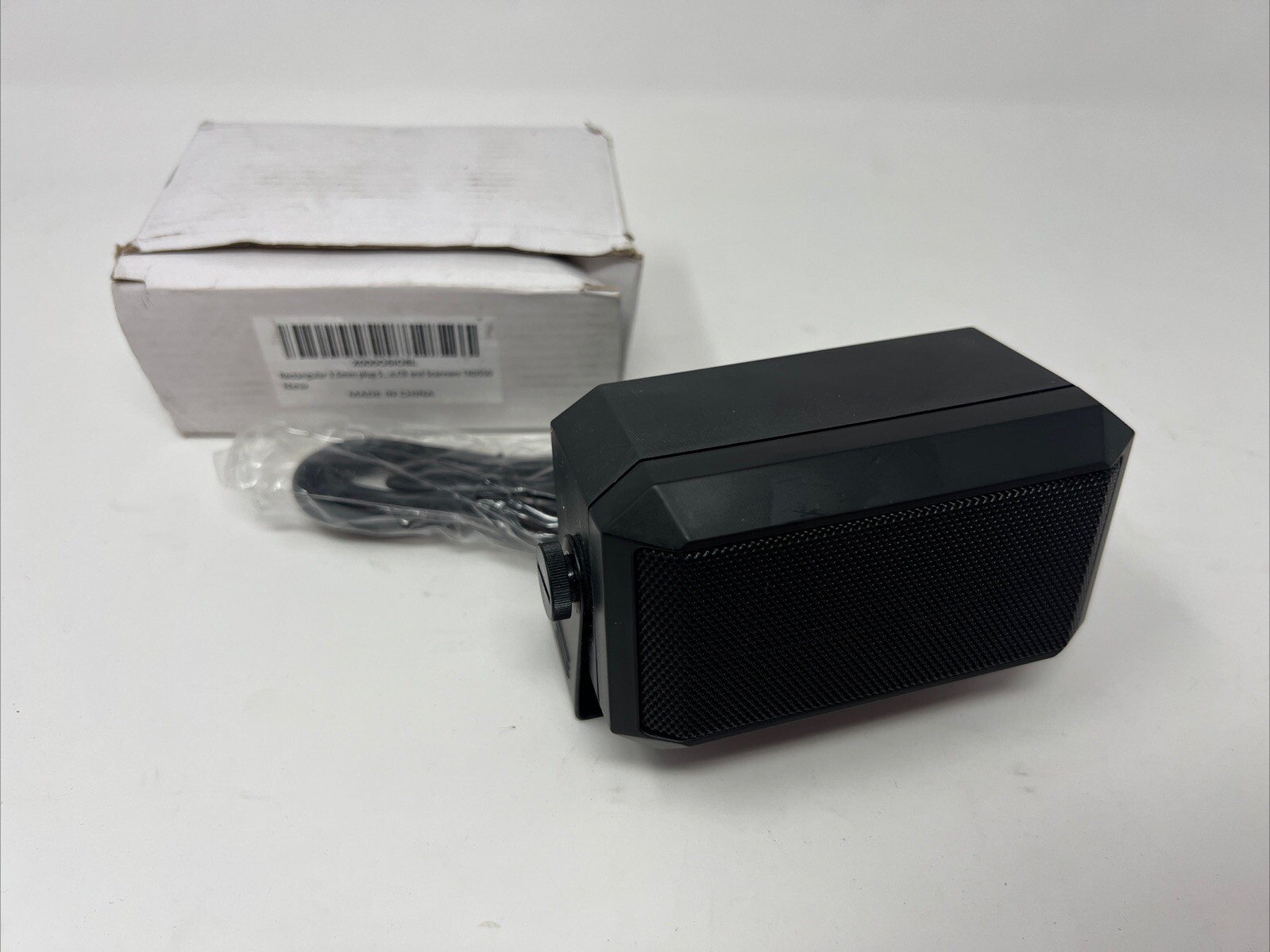 New External Speaker Rectangular 3.5mm Plug Car Radio Speaker For Ham Radio CB
