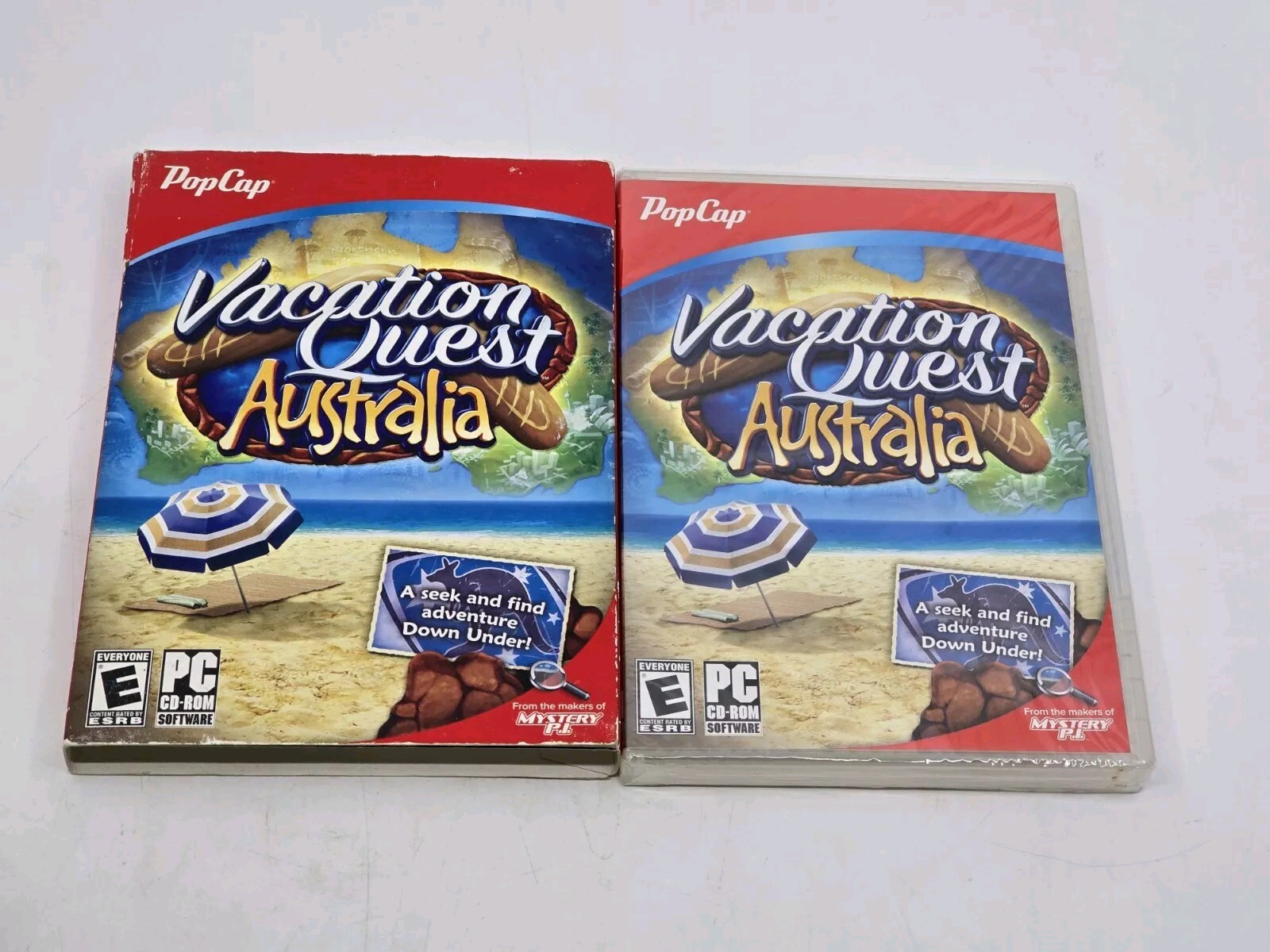 Pop Cap Vacation Quest Australia CD ROM, WIN MAC BRAND NEW SEALED