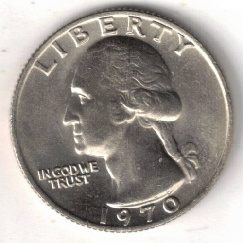 1970-Philadelphia Brilliant Uncirculated Washington Quarter!