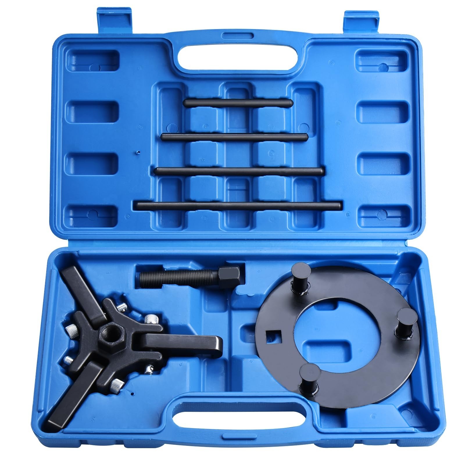 Harmonic Balancer Puller Set - Damper Pulley Tool for Chevy, Ford, GM, Mitsubish