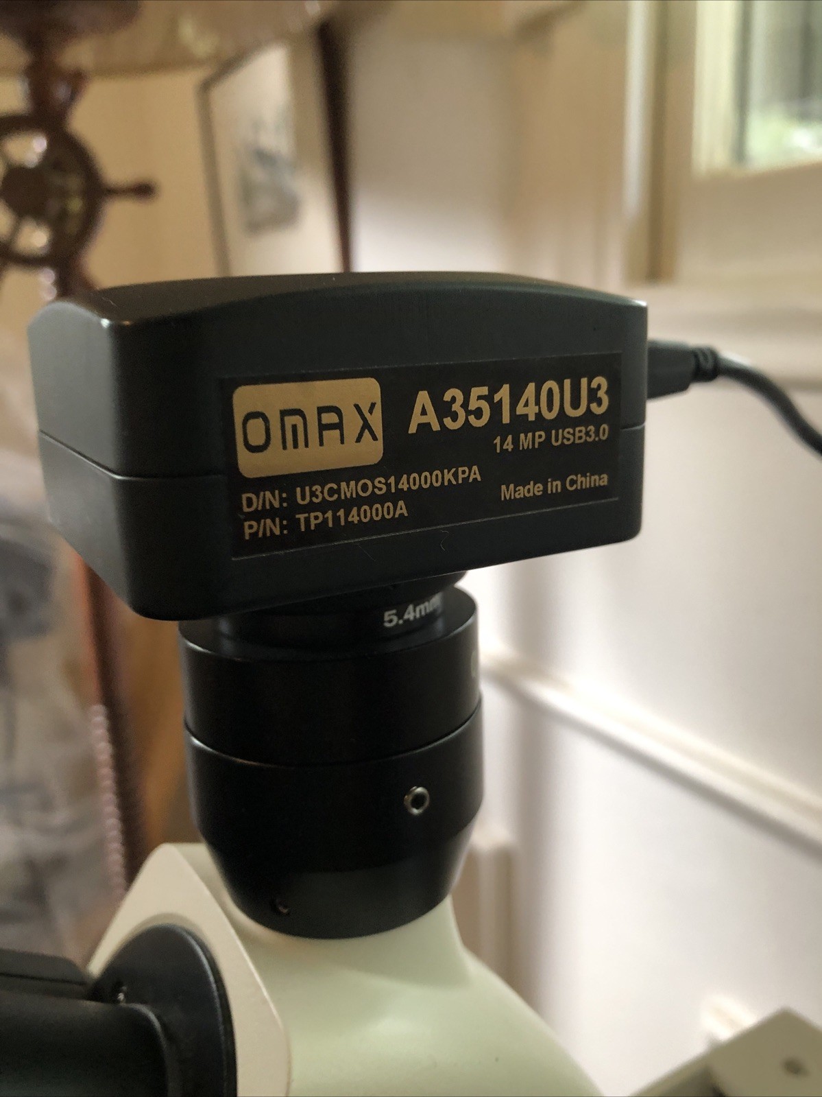 Simtrum Polarizing Microscope 203i Trinocular Camera/Bertrand/4-10-40-60 Extras!