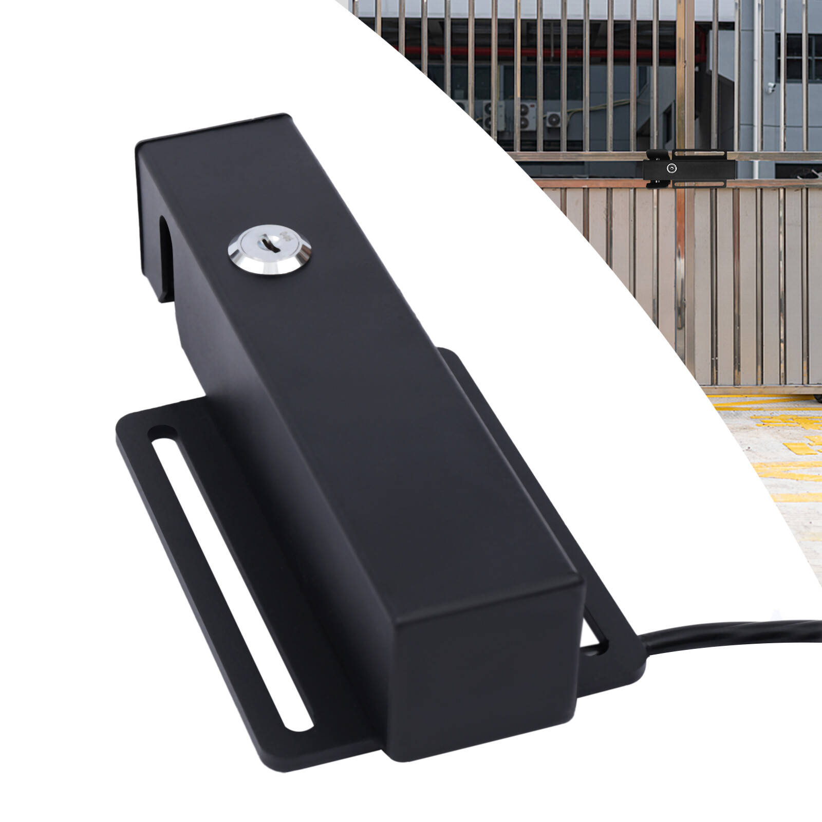 Automatic Gate Lock DS02 for Swing Gates with Manual Keys Secure Rolling Teeth